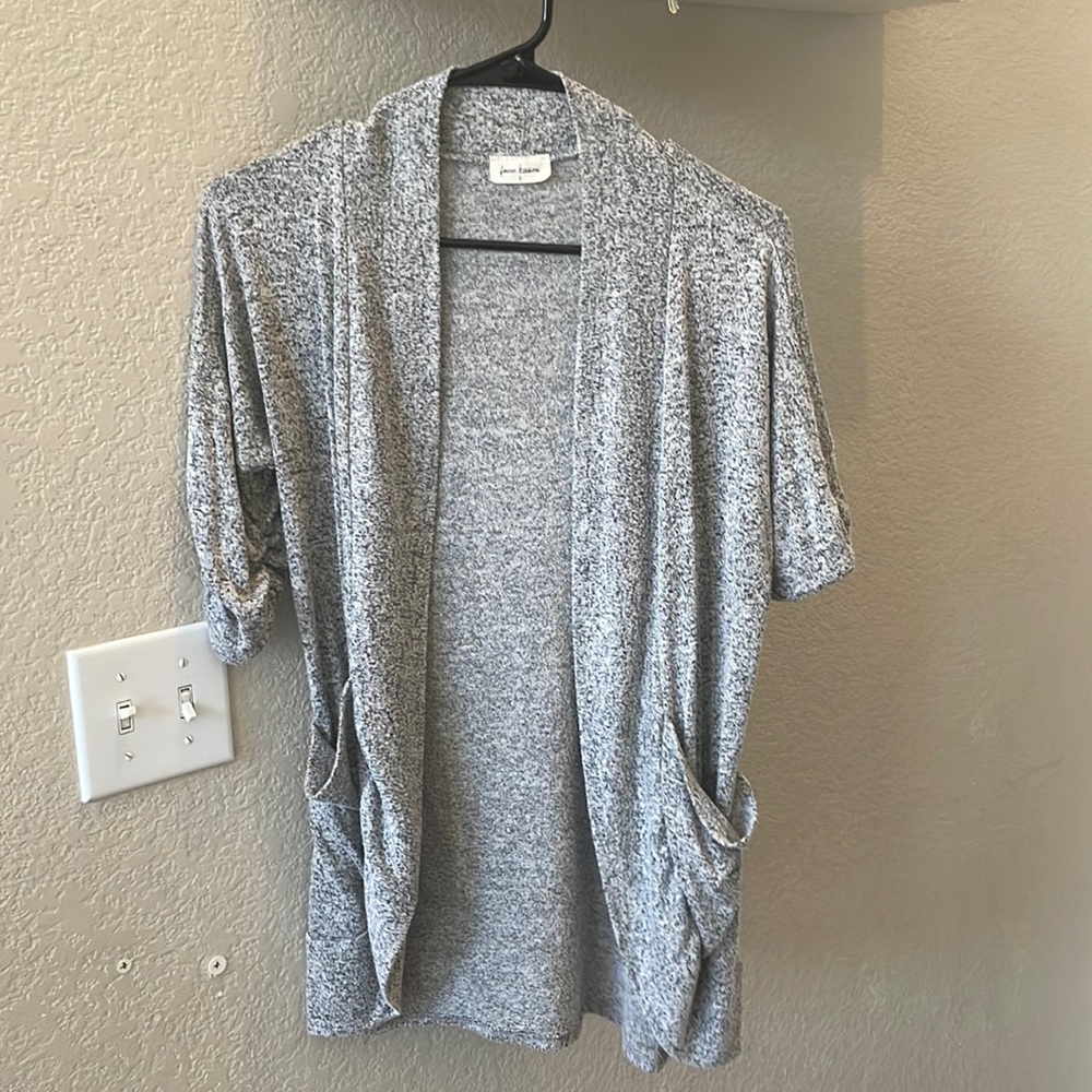 Grey cardigan
